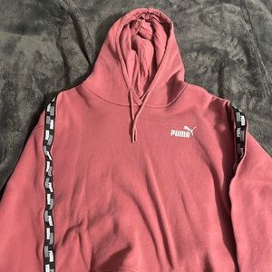 Pink Hooded Crop Top